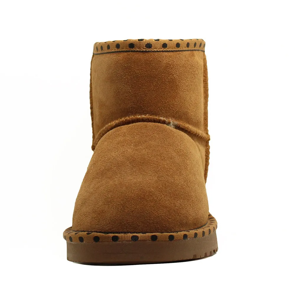 Spotted Ankle Ugg Boot - Chestnut