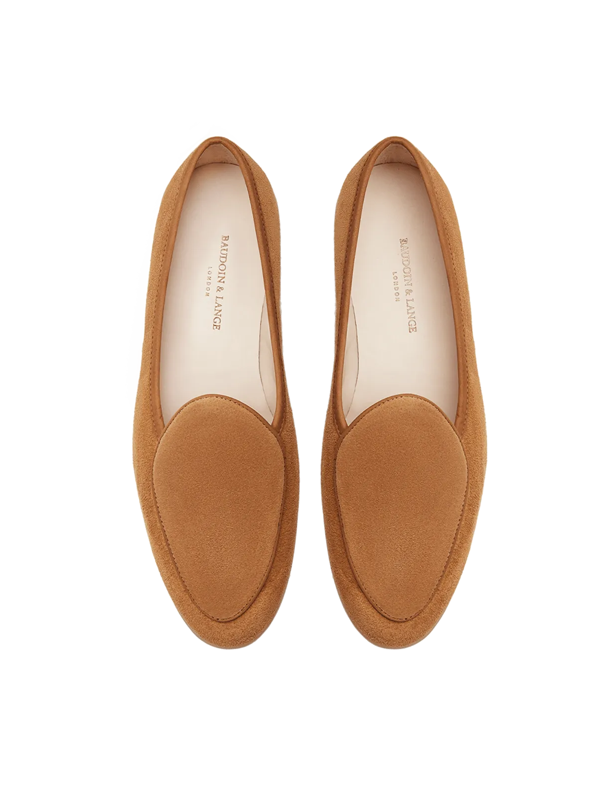 Stride Loafers in Casaque Glove Suede Natural Sole