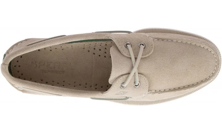 Summer Suede Boat Shoe - Cement