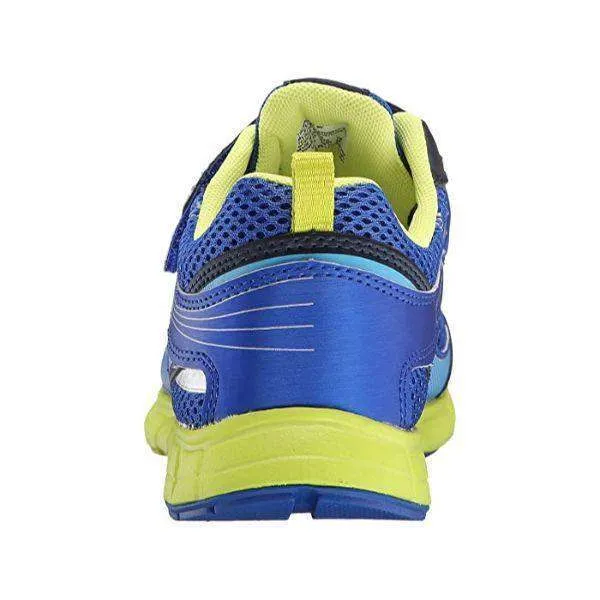 Tsukihoshi Velocity - Blue Lime | Lightweight, Machine Washable Sneakers