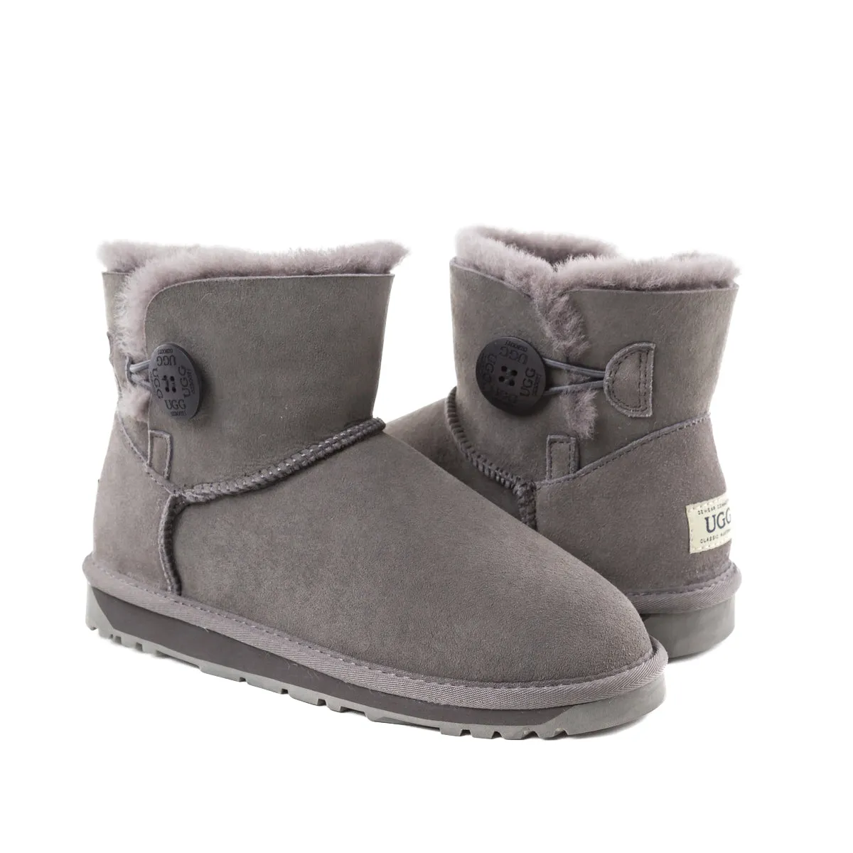 Ugg Classic Mini Button Boots (Water Resistant)