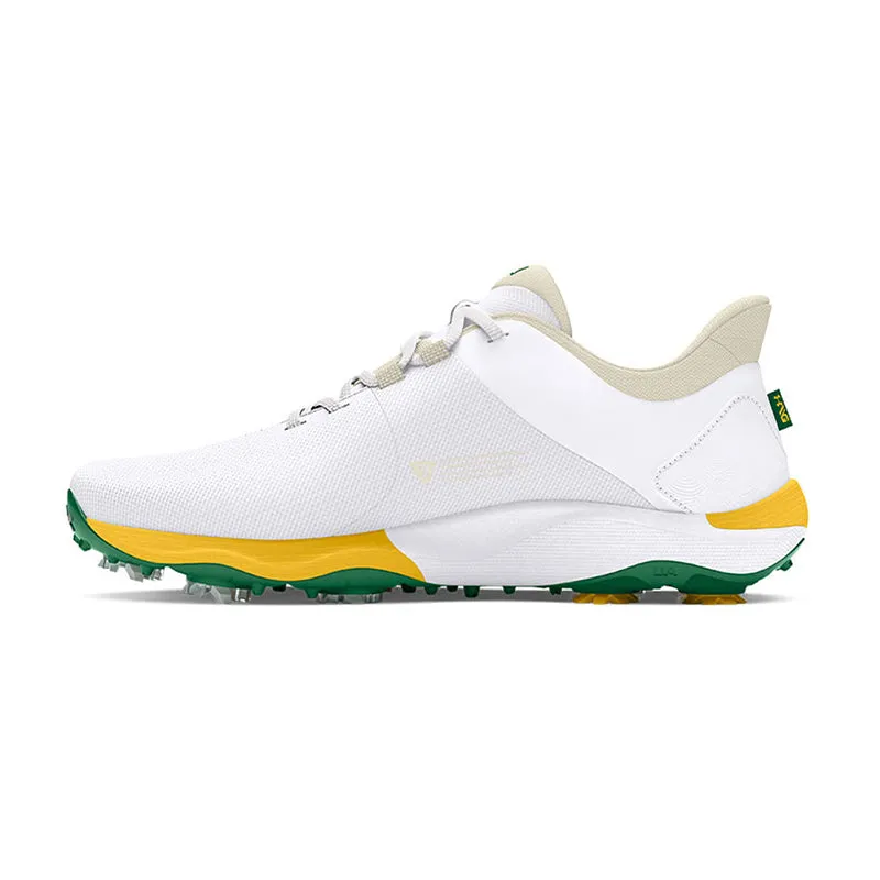 UNDER ARMOUR Drive Pro Men's Spiked Shoes (White/Green)