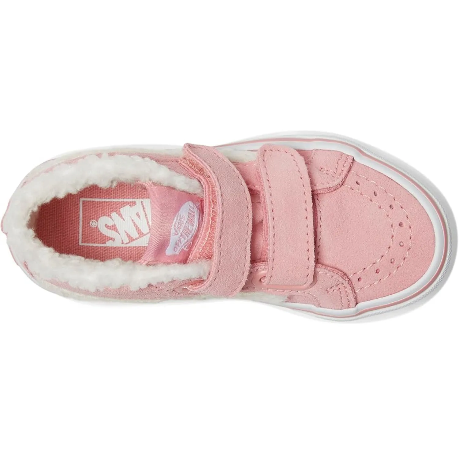 Vans Sk8-Mid Reissue V Sherpa Pop Pink Shoes - Girl's