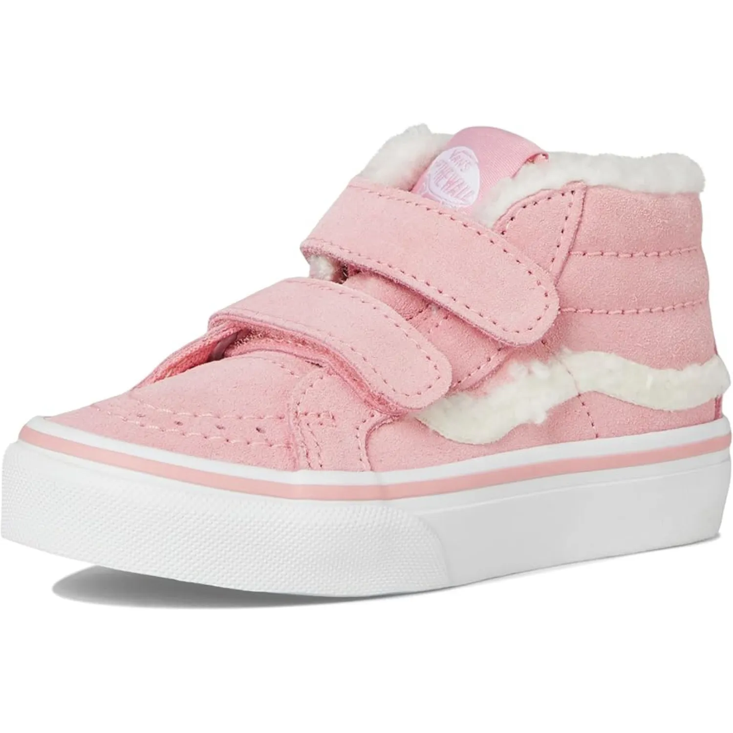 Vans Sk8-Mid Reissue V Sherpa Pop Pink Shoes - Girl's